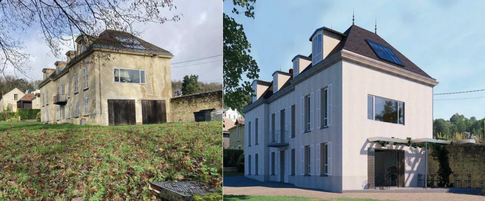Façade de la Maison Anne et Gérard Philipe